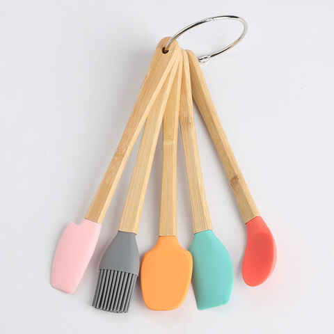 Mini Kitchen Tools - Bamboo and Silicone