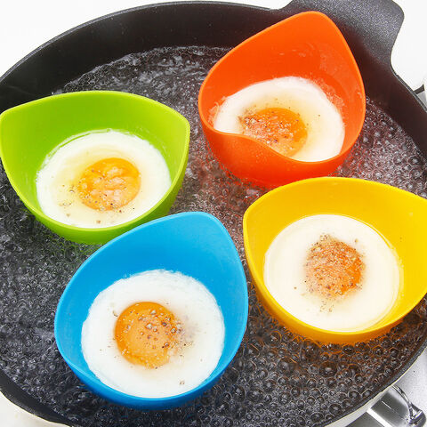 5 Pcs Silicone Egg Cup Colorful Soft Silicone Egg Cup Boiled Egg Serving  Cup Egg Tray Egg Holders Stands Kitchen Tools Gadgets