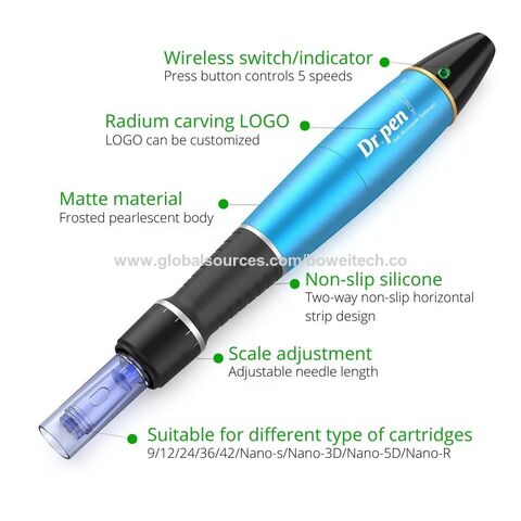 Electric Derma Stamp Pen Micro Needle Therapy - China Micro Needle Pen,  Derma Roller