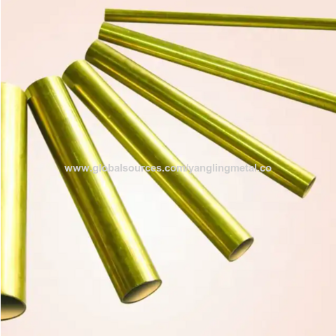 H59 H62 H65 Brass Tube Cutting Brass Hollow Tube Processing Brass