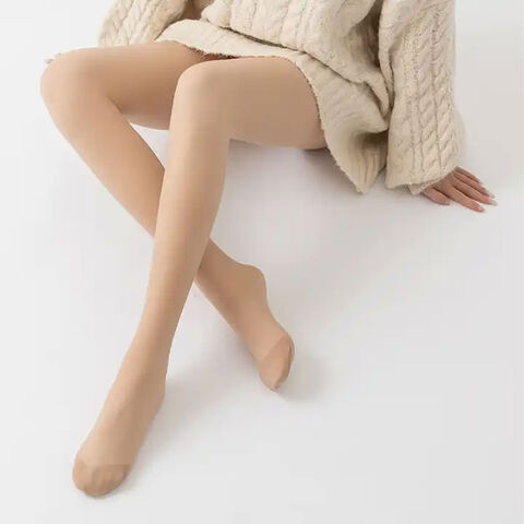 Winter Velvet Leggings Women Warm Pants Cold Resistant Bare Leg