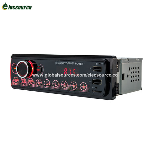 Digital FM Transmitter Fixed Panel Car USB/SD Radio Car MP3 Player