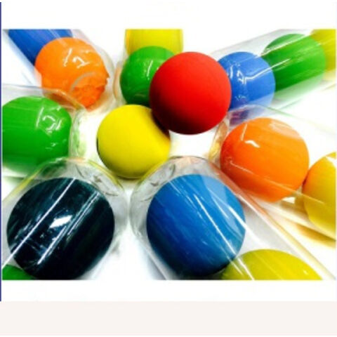 3 Palle Da Squash Professionali - Gomma Naturale, Doppio Punto Giallo/Lento/Veloce - Foto 3