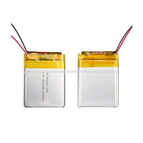 Buy Wholesale China Lipo Battery Rechargeable 704050 3.7v 1600mah