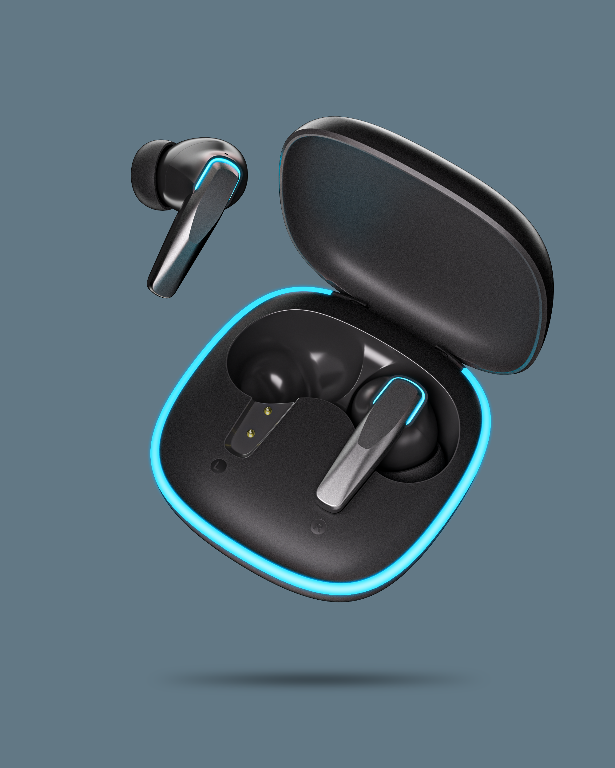 Gaming Tws Earbuds Dual Mic High Quality Enc /anc Tws Earphones Low