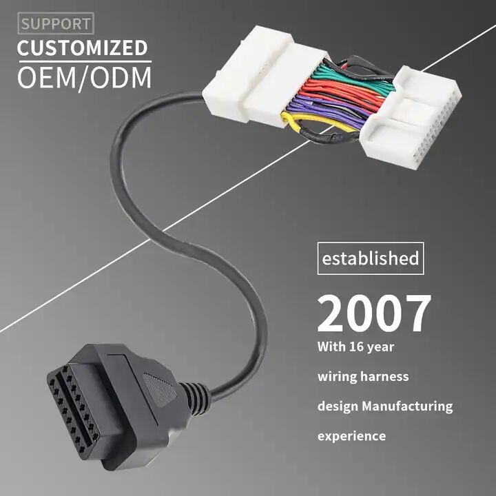 Buy Wholesale China 26 Pin Male Female To 16pin Connector Obd Ii