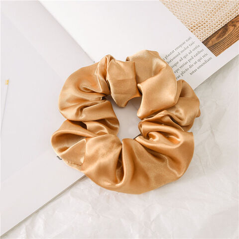 6 PCS Hair Scrunchies Scarf White Hair Ribbon Satin Silk Elastic Hair Tie  Bow Bands Ponytail Holder Accessories for Women Girls 2 Colors