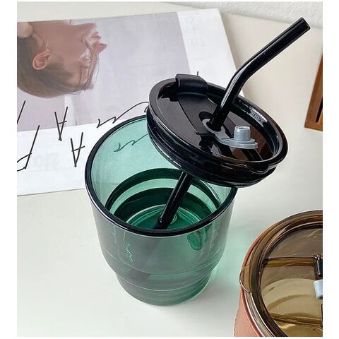 Coffee Glasses Heat Resistant Leather Cover Glass Mug Water Cup Tea Wine  Drinkware Glasses Tumbler With Lids Straw