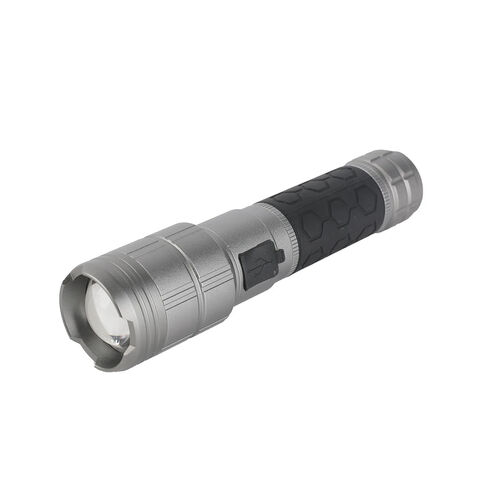 Dropship Super Bright LED Flashlight Waterproof Rechargeable Zoomable  Tactical Torch Light Emergency Power Bank Support 3 Battery Types to Sell  Online at a Lower Price