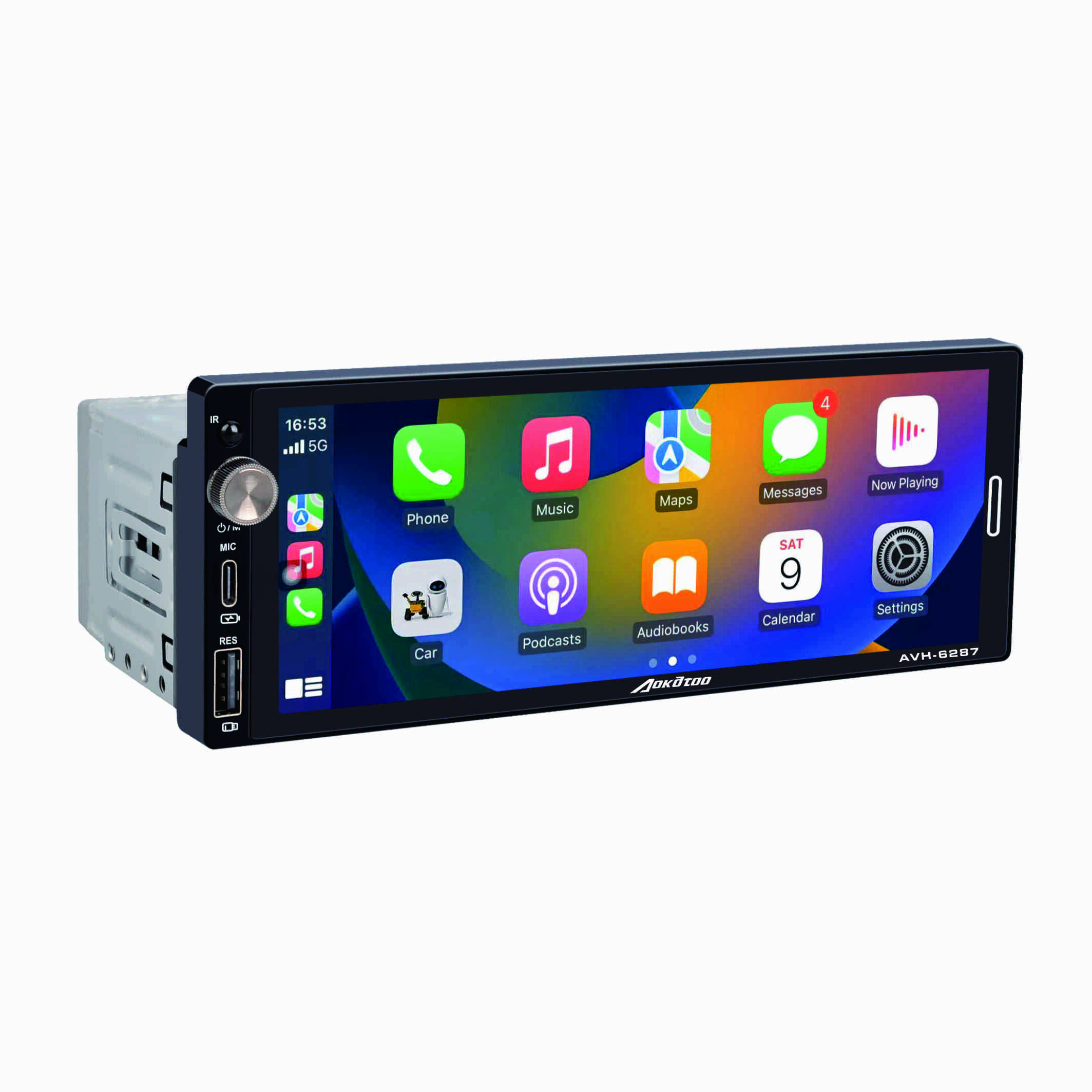 6.86 HD Autoradio Multimedia 1 Din Carplay Car Radio Touch Screen Mirror  Link Stereo Bluetooth USB FM Camera MP5 Player - AliExpress