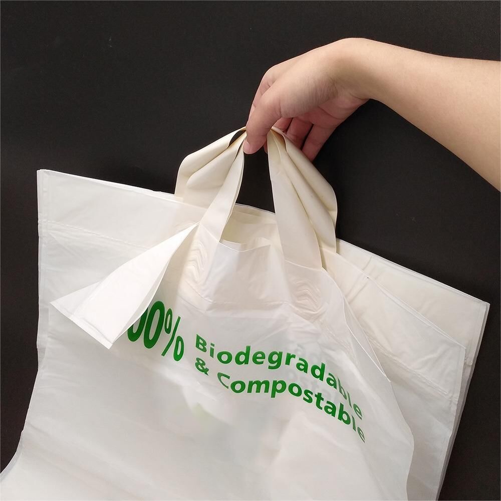 Bags 1/6 Large 22 x 6.5 x 12 Biodegradable T-Shirt Plastic Grocery Shopping  Bags | eBay