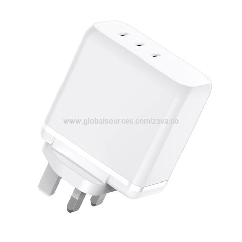 Chargeur Portable GaN 100W OEM Best-Seller 3C PD Adaptateur de Charge Rapide Trois Ports Chargeur de Téléphone