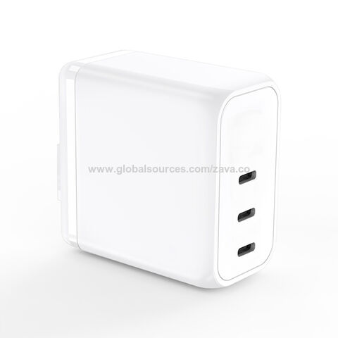 Chargeur Portable GaN 100W OEM Best-Seller 3C PD Adaptateur de Charge Rapide Trois Ports Chargeur de Téléphone