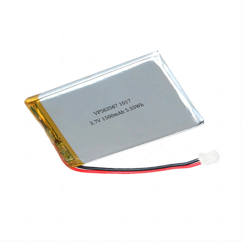 Buy Wholesale China 563567 3.7v 1500mah Lithium Polymer Battery With ...