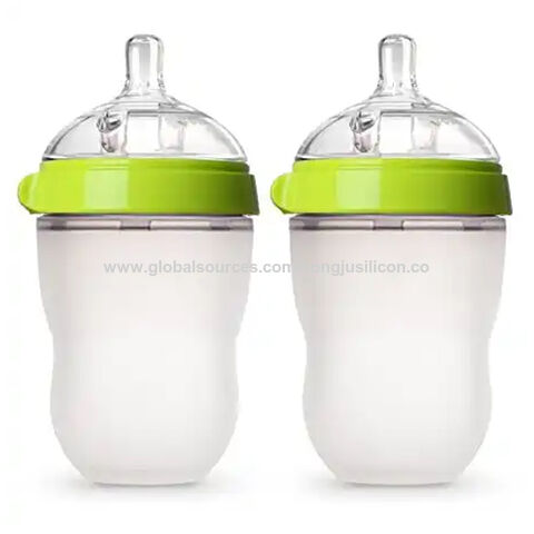 Fábrica chinesa Garrafa de bebê de alta qualidade livre de BPA, produto para alimentação de bebês, garrafa de água e leite para recém-nascidos, bico mamário de fluxo lento