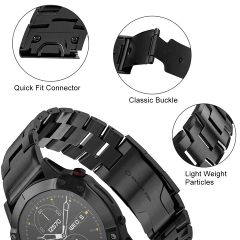 Correas compatibles con Garmin Fenix 7/Instinct 2/Epix Gen 2 para mujeres y  hombres, correa de reloj de silicona suave e impermeable de repuesto para