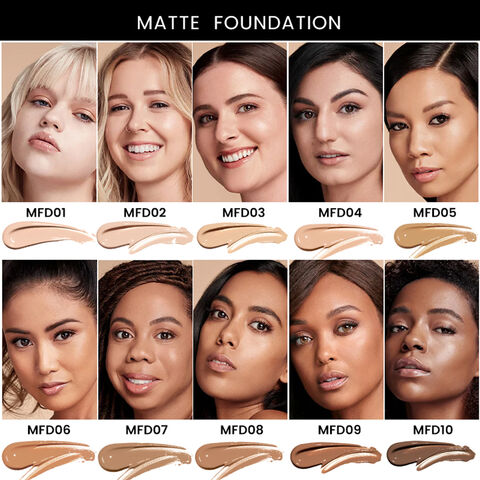 Private Label Long Lasting Full Coverage Makeup Liquid Foundation for Dark  Skin, Natural, White Skin - China Liquid Foundation and Matte Foundation  price