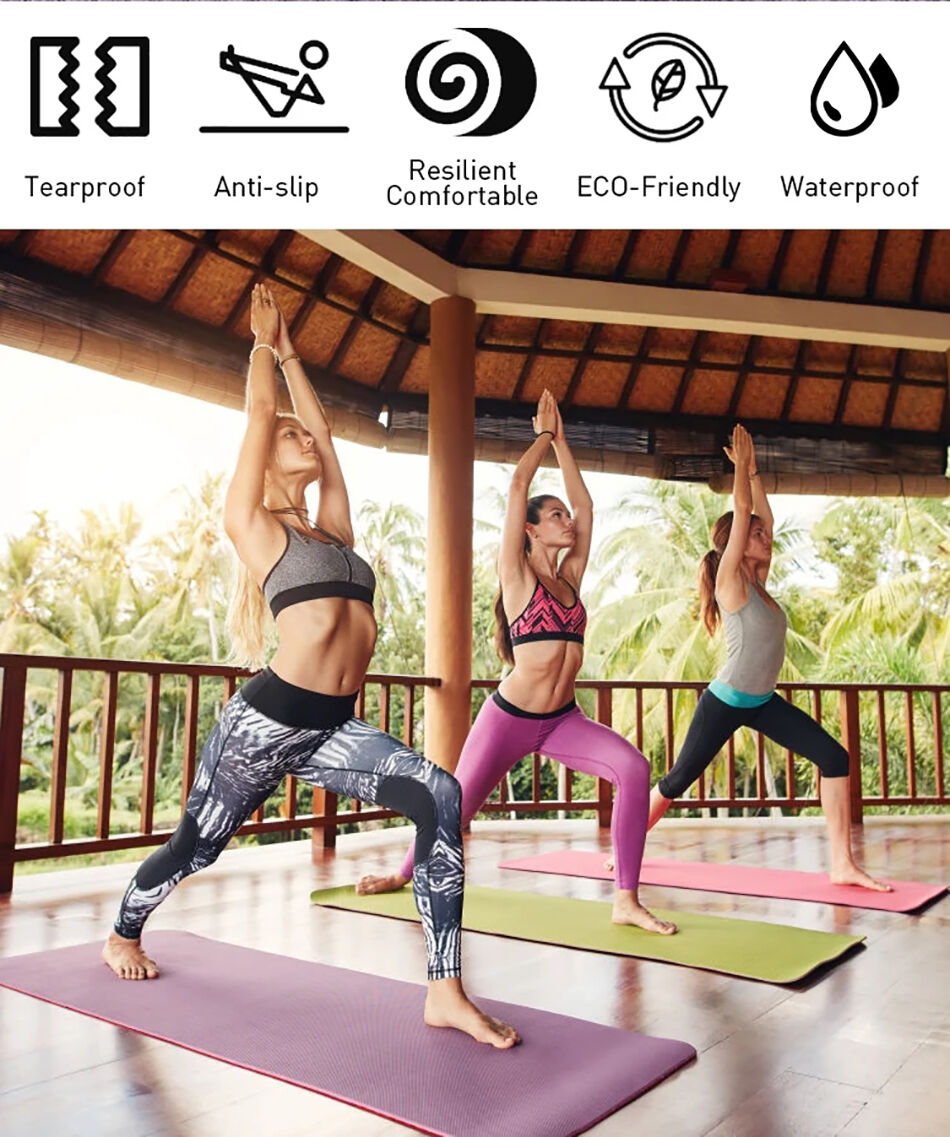 Print Yoga Mat, Non Slip Exercise & Fitness Mat for All Types of