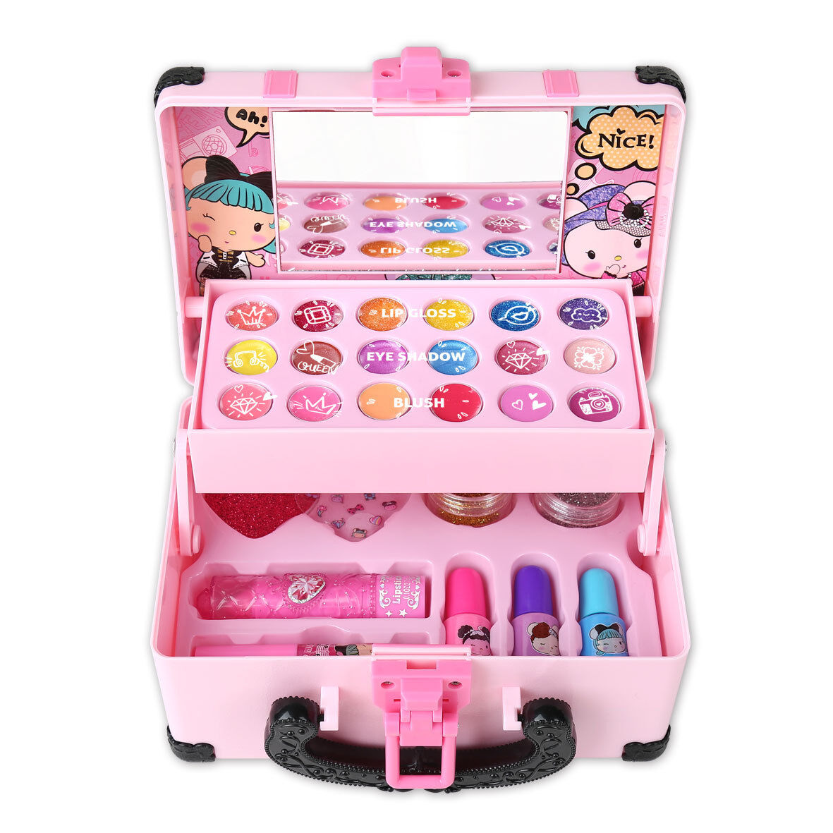 Buy Wholesale China Newest Kid Set Cosmetics Real Little Washable Pretend  Play Kids Make Up Makeup Kit For Girls Box Medium Size Sets & Kid Set  Cosmetics Real Little Washable at USD