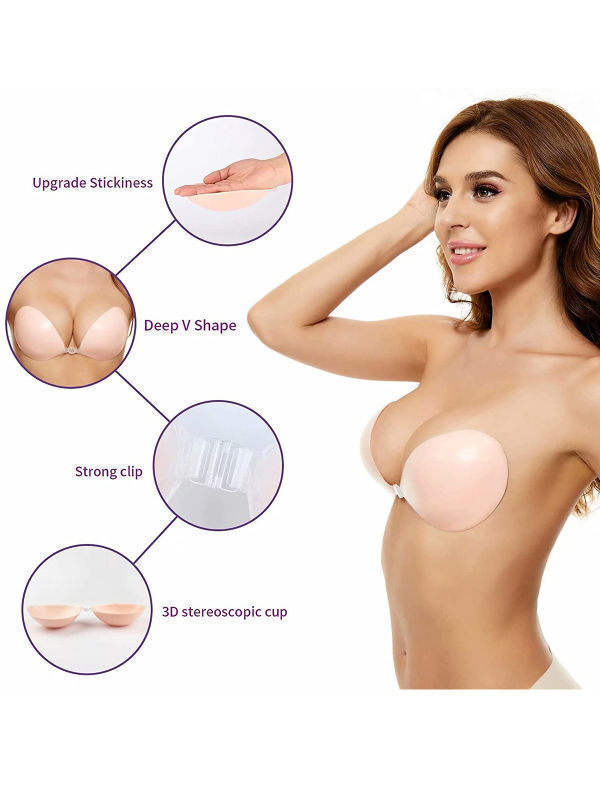Silicone Bra For Wedding Gowns Hot Selling Push-up Silicone Invisible  Sticky Bra - China Wholesale Silicone Bra $3 from DONGGUAN YUDA GARMENT  CO.,LTD