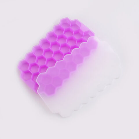 Summer silicone honeycomb ice lattice with lid thickened 37