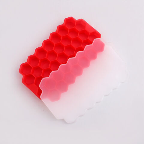 Summer silicone honeycomb ice lattice with lid thickened 37
