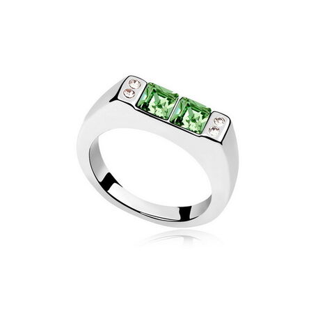 Modischer Fingerring mit Strasssteinen für Damen