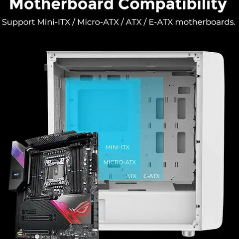 Buy Wholesale China Factory Tempered Glass Gaming Pc Case M-atx