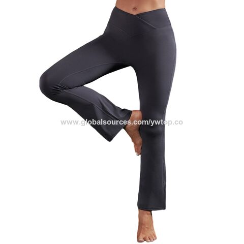 Wholesale ODM/OEM Women Bootcut Yoga Flare Leggings High Waisted