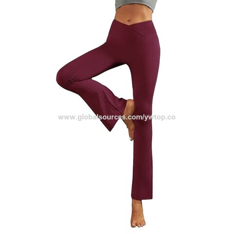 MAWCLOS Women Plus Size Bootcut Yoga Pants Sweatpant Casual High Waist  Flare Lounge Pants Trousers with Pockets Stretch Workout Leggings -  Walmart.com