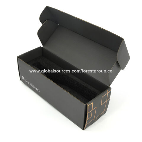 Corrugated Black Cardboard