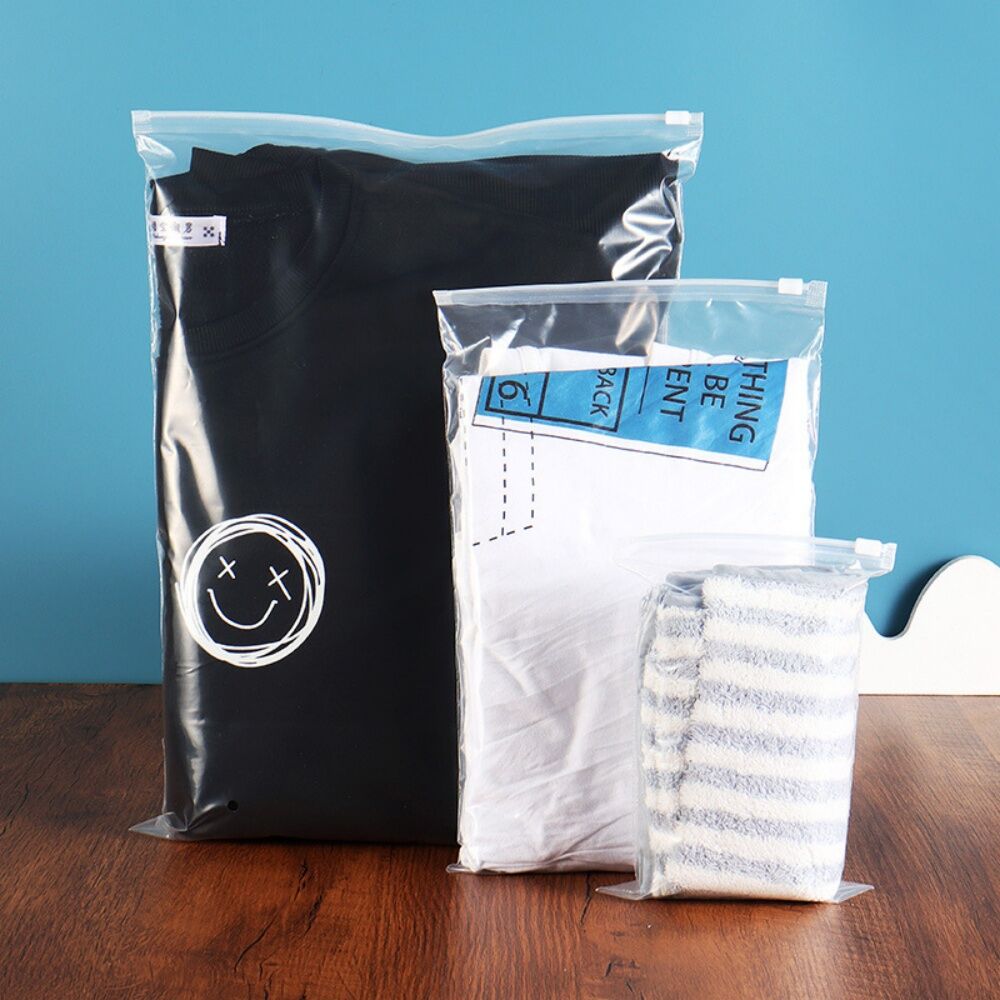 Buy Wholesale China Wholesale Transparent Clothing Zipper Bags Socks Clothing  Packaging Bags Underwear Bags Eva Frosted Storage Bags Ziplock Bags &  Ziplock Bag at USD 0.65