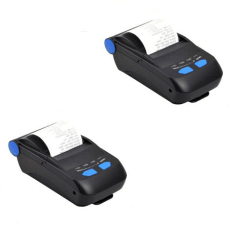 Printer Barcode Termal 58mm 2 Inci untuk Android, Printer Mobile Portabel, Mesin Pelabelan