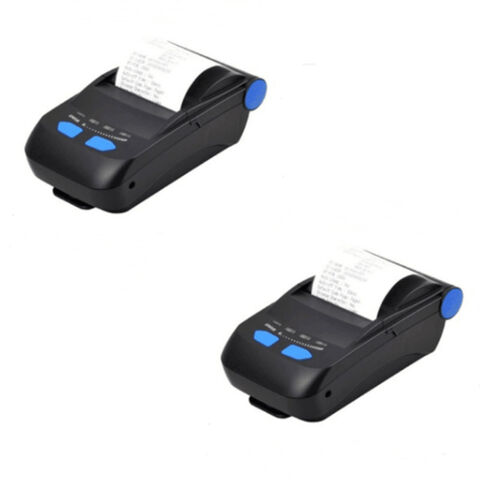 Printer Barcode Termal 58mm 2 Inci untuk Android, Printer Mobile Portabel, Mesin Pelabelan