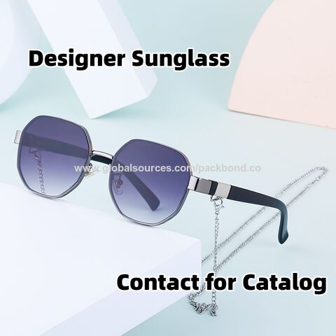 Luxury Sunglasses Designer Women Glasses Metal Replicas Sunglasses