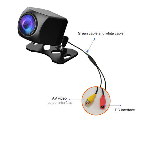 Caméra de voiture sans fil 2.4G vue arrière avant caméscope de