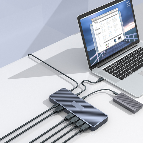 Thunderbolt 3 Dockingstation Hub mit Dual-Kartenleser (SD/TF) - Direkt vom Hersteller