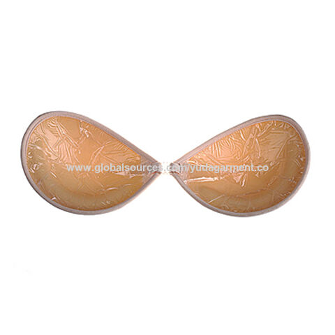 Wholesale Silicone Nude Bra Nonslip Thin Invisible Bra for Wedding Dress  Gowm Wear skin color_C From China