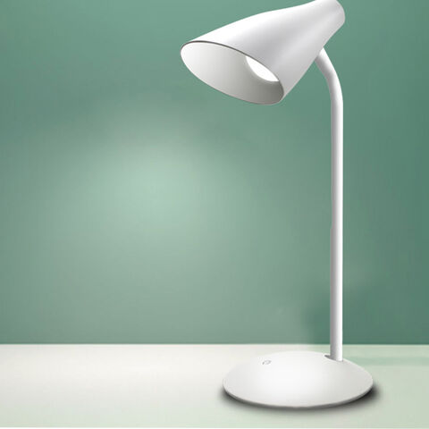 Lámpara de Escritorio LED con Cuello Flexible, Atenuación Táctil, Luz RGB de Color, Puerto USB de Carga, Reloj y Alarma para Mesilla de Noche - Lámpara de Ambiente para Lectura