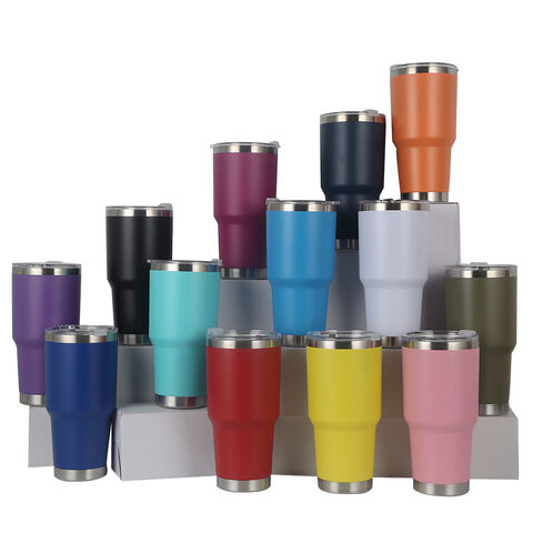 Doppelwandiger, vakuumisolierter 10oz/12oz Sublimations-Kaffeebecher aus Edelstahl mit Henkel - Ideal für individuelle Gestaltung