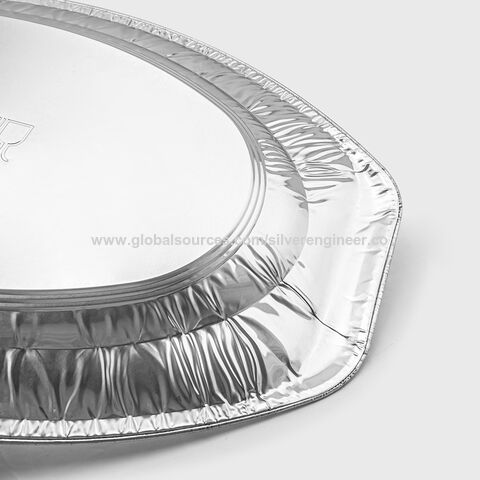 50 Pack 0.5 Lb/230Ml Small Aluminum Foil Pans with Cardboard Lids