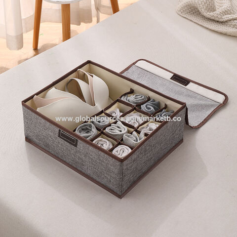 Clothes Closet Storage Box Foldable Underwear Drawer Container