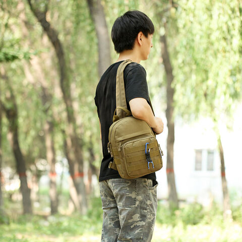 Factory Custom OEM Waterproof Sling Crossbody Shoulder Bag Tactical  Camouflage Fishing Chest Bag - China Shoulder Messenger Bag and Waterproof Sling  Bag price