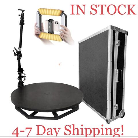 Motorized Metal 360 Degree Photobooth Machine with Rotating Stand