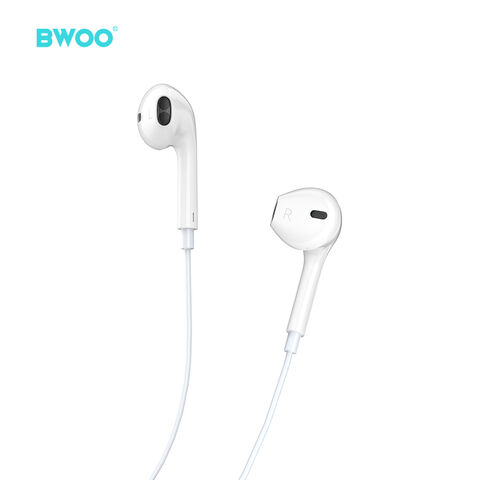 Écouteurs Bluetooth filaires d'origine pour Apple iPhone, écouteurs  intra-auriculaires, écouteurs stéréo, iPhone 14, 13