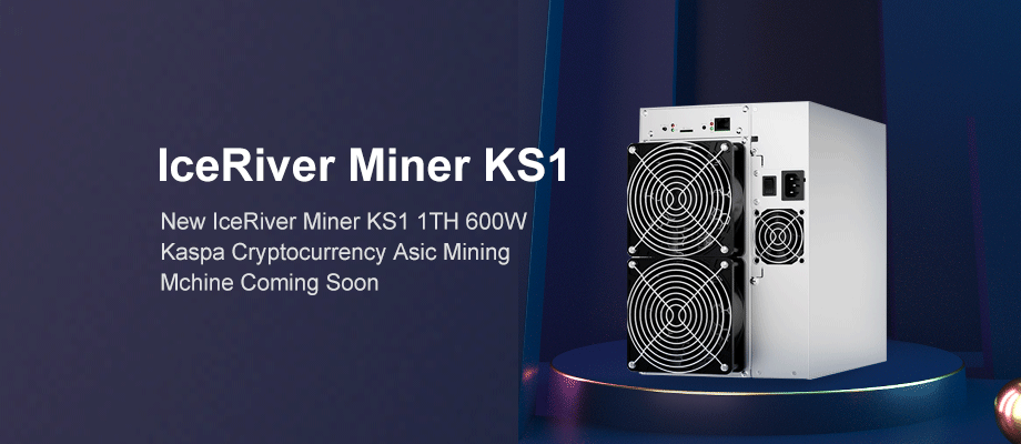 Iceriver Ks1 Kaspa Mining Machine Kas Miner 1th 600w Asic Mining 