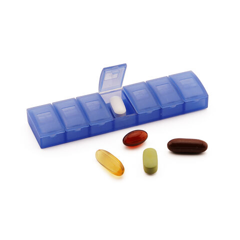 Weekly Pill Box 2 Times a Day, Travel 7 Day Pill Case Daily Medicine  Organizer Pill Container with Large Compartments for Medication, Vitamins,  Fish Oils - China Pill Case, Twice a Day