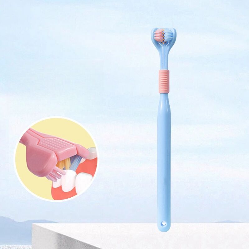 Buy Wholesale China 3 Sided Triple Bristle Toothbrush, Kids Training ...