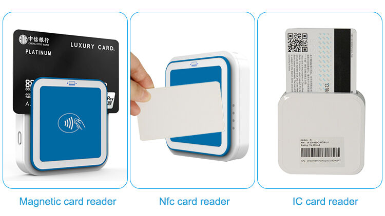 Ios Android 3 In 1 Nfc Ic Magnetic Chip Card Emv Reader Writer Bt Mpos ...