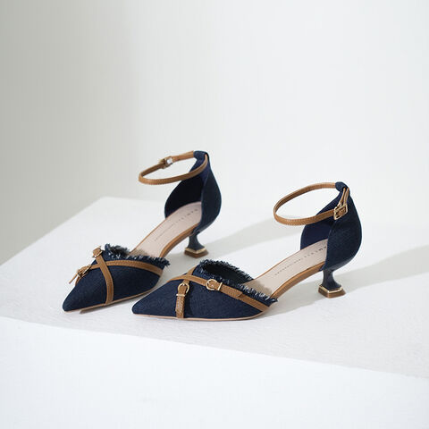 Nuevos Zapatos de Tacón de Aguja con Punta Francesa en Colores Claros para Mujer, Colección Primavera 2024 - Diseño Hueco y a la Moda